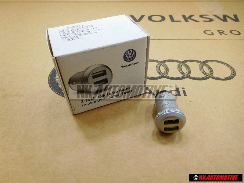 VW Originale Presa Di Carica Usb Doppia - 000051443D