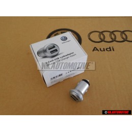VW Originale Presa Di Carica Usb Doppia - 000051443D