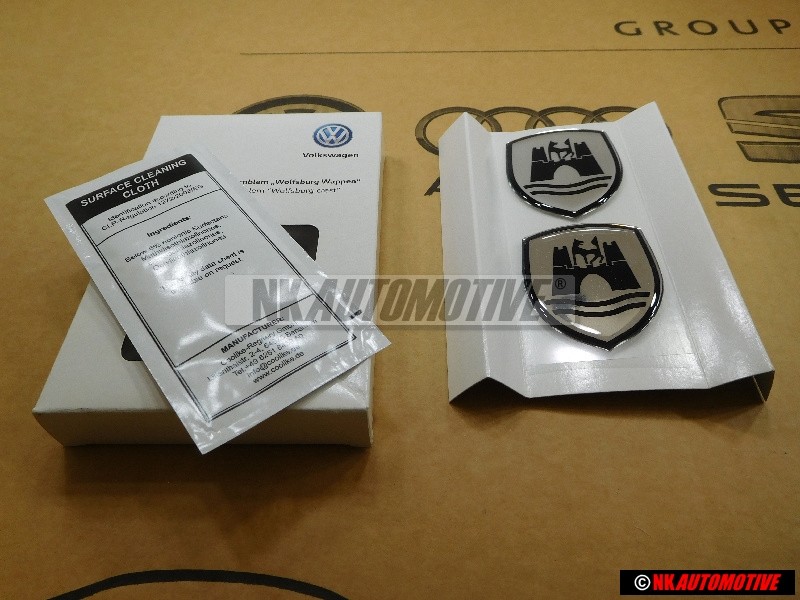 VW Originale Foglio Decorativo Nero/Cromo - 5C0064317ASXRW