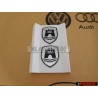 VW Originale Foglio Decorativo Nero/Cromo - 5C0064317ASXRW