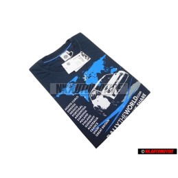 VW Originale T-Shirt (Uomo) Blu Scuro/Bianco - 6RV084200E BRL