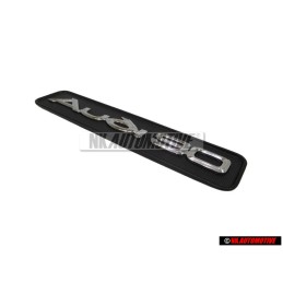 Audi Originale AUDI 90 Cruscotto Logo Emblema Scritta Nero Cromo - 893853682B