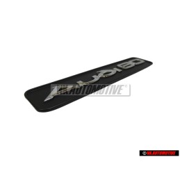 Audi Originale AUDI 90 Cruscotto Logo Emblema Scritta Nero Cromo - 893853682B