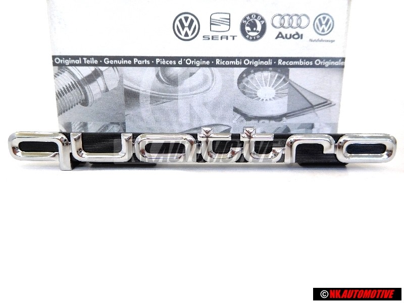 Audi Originale QUATTRO Fronte Logo Emblema Scritta Cromo - 8A0853736A 2ZZ