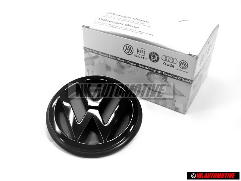 VW Originale Posteriore Logo Emblema Simbolo Nero - 357853601B 041