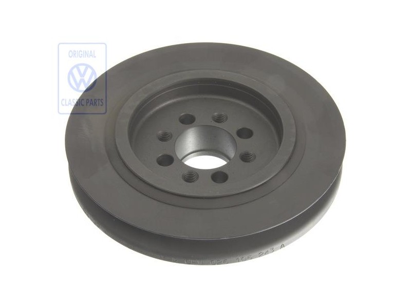 VW Originale Puleggia A Nervature Con Smorzatore Di Vibrazioni - 026105243A