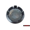 VW Originale Copriruota Nero/Antracite Metall. 