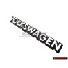 VW Originale VOLKSWAGEN Posteriore Logo Emblema Scritta Bianco - 321853685C QK6