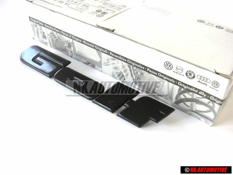 VW Originale GOLF Posteriore Logo Emblema Scritta Nero - 191853687J 01C