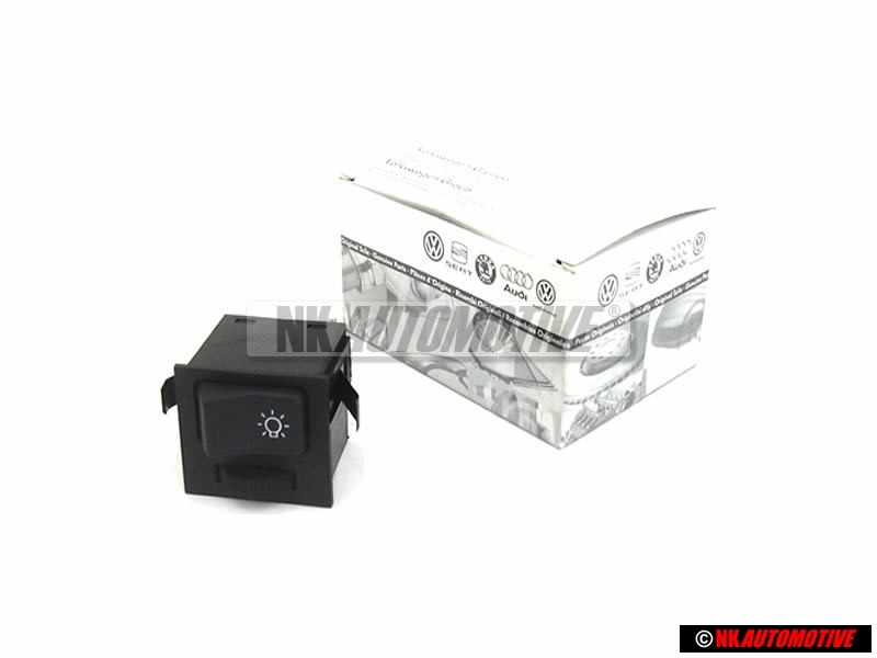 VW Originale Interruttore Luce Con Regola- Tore Per Illumin. 