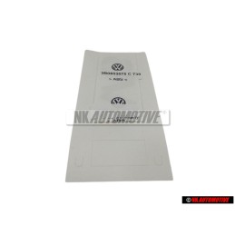 VW Originale V6 Posteriore Logo Emblema Scritta Cromo - 3B0853675C 739