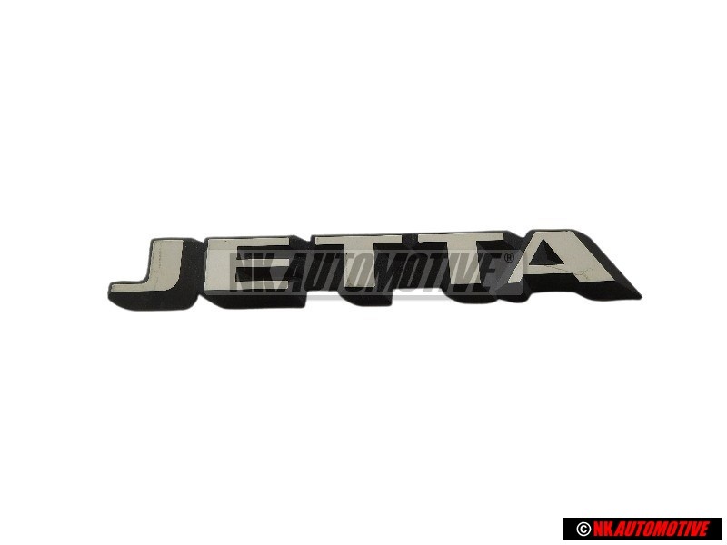 VW Originale JETTA Posteriore Logo Emblema Scritta Nero Bianco - 165853687F QK6