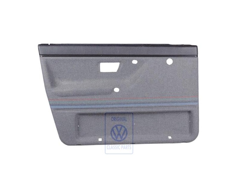 VW Originale Rivestimento Porta (Tessuto) Blu Grigio - 193867011BHYK5