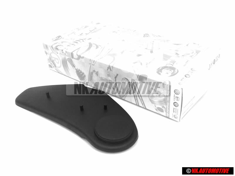 VW Originale Rivestimento Senza Foro Nero Satinato - 165881480B 01C