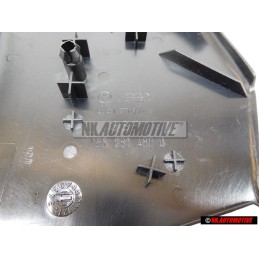 VW Originale Rivestimento Senza Foro Nero Satinato - 165881480B 01C