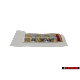 VW Originale TDI Posteriore Logo Emblema Scritta Cromo Rosso - 3B0853675ABGQF