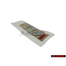 VW Originale TDI Posteriore Logo Emblema Scritta Cromo Rosso - 3B0853675ABGQF