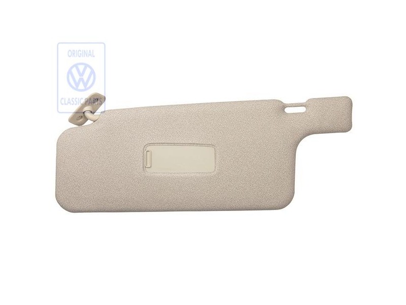 VW Originale Aletta Parasole Con Specchietto E Copertura Grigio - 191857551A 8FG