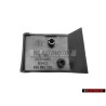 VW Originale Cappuccio Di Copertura Nero Satinato - 535853720 01C