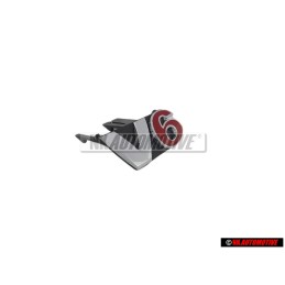 VW Originale V6 Fronte Logo Emblema Scritta Cromo Rosso - 1J5853679A GQF
