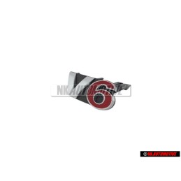 VW Originale V6 Fronte Logo Emblema Scritta Cromo Rosso - 1J5853679A GQF