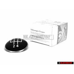 VW Originale 5-Velocità Pomelli Del Cambio Placca Emblema - 1K0711144H