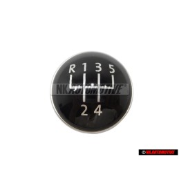 VW Originale 5-Velocità Pomelli Del Cambio Placca Emblema - 1K0711144H