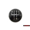 VW Originale 5-Velocità Pomelli Del Cambio Placca Emblema - 1K0711144H