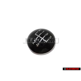 VW Originale 5-Velocità Pomelli Del Cambio Placca Emblema - 1K0711144H