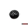VW Originale 5-Velocità Pomelli Del Cambio Placca Emblema - 1K0711144H