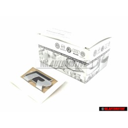 VW Originale R-LINE Posteriore Logo Emblema Scritta Cromo - 1K8853675K FOD