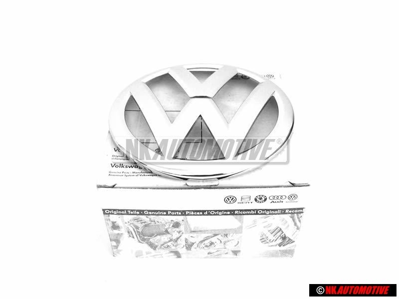 VW Originale Fronte Logo Emblema Simbolo Cromo - 5G0853601 2ZZ