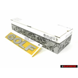 VW Originale GOLF Posteriore Logo Emblema Scritta Cromo - 5G0853687 2ZZ
