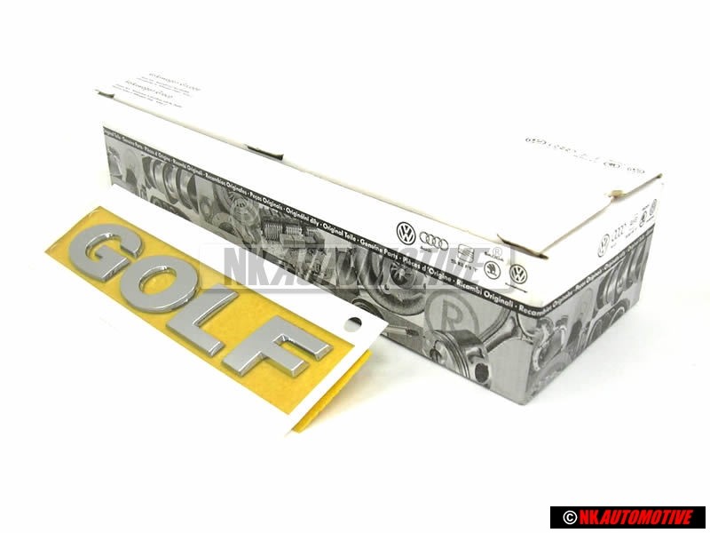 VW Originale GOLF Posteriore Logo Emblema Scritta Cromo - 5G0853687 2ZZ