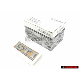 VW Originale GTI Posteriore Logo Emblema Scritta Cromo - 6R0853675E 739