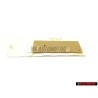 VW Originale GTI Posteriore Logo Emblema Scritta Cromo - 6R0853675E 739