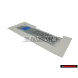 VW Originale FIA WRC Posteriore Logo Emblema Scritta Cromo Blu - 6R0853675R FM8