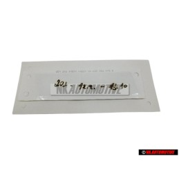VW Originale FIA WRC Posteriore Logo Emblema Scritta Cromo Blu - 6R0853675R FM8