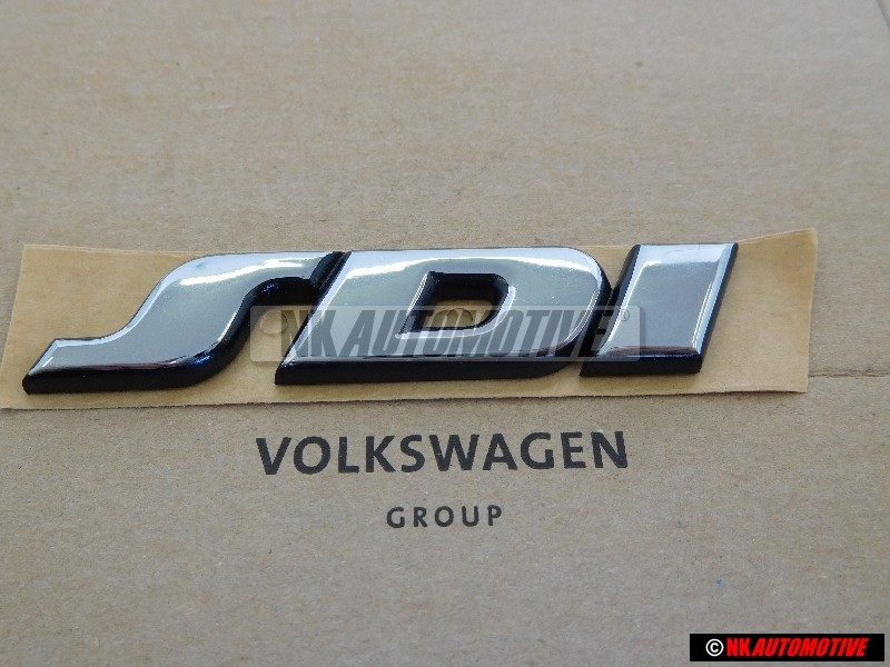 VW Originale SDI Posteriore Logo Emblema Scritta Cromo - 1H0853675D Z10