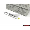 VW Originale GT SPORT Lato Logo Emblema Scritta Argento - 1J0853688 61E