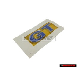 VW Originale GT Posteriore Logo Emblema Scritta Cromo Blu - 6R0853675S AFL