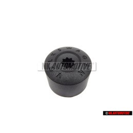 VW Originale Calotta Per Vite Nero Satinato - 1K0601173A 9B9