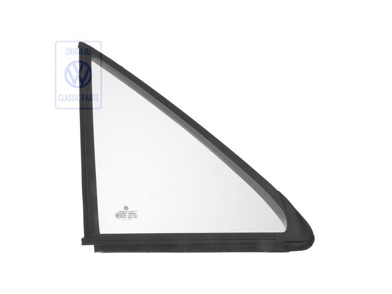 VW Originale Cristallo Porta Fisso Con Guarnizione - 191845242A