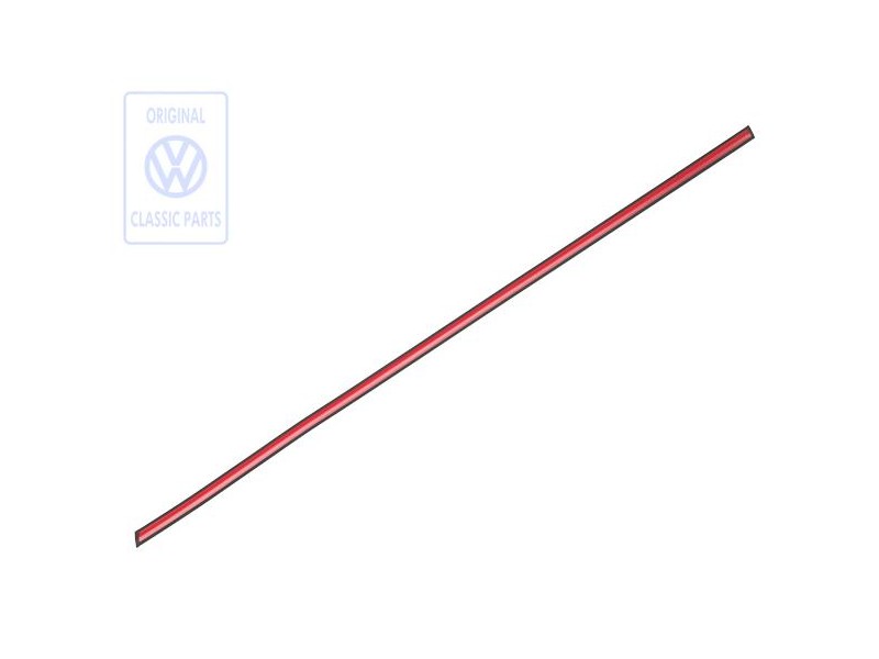 VW Originale Modanatura Per Fiancata Rosso Marte - 191853431E QS2