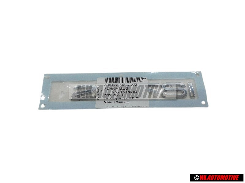 Audi Originale 2.0 FSI Posteriore Logo Emblema Scritta Cromo - 8H0853743A 2ZZ