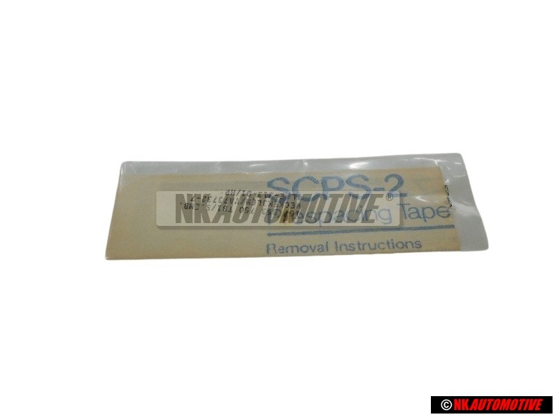 VW Originale Scritta Pellicola Nero Satinato/Argento Titanio - 165853750B TB1