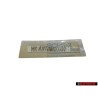 VW Originale Scritta Pellicola Nero Satinato/Argento Titanio - 165853750B TB1