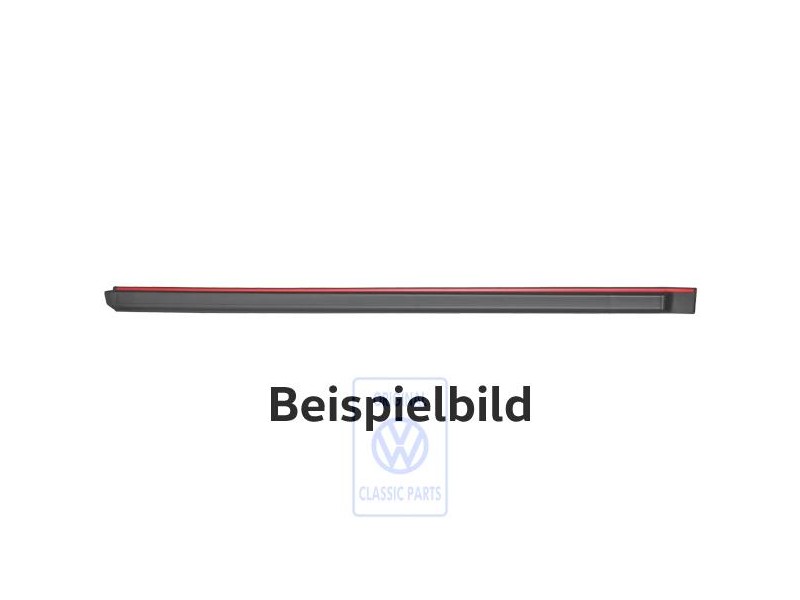 VW Originale Modanatura Per Porta Nero Satinato/Rosso Marte - 167853753 QS2