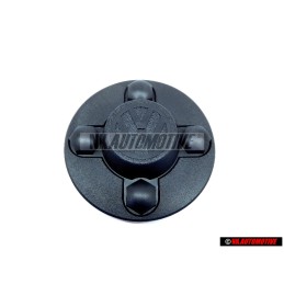 VW Originale Copriruota Nero Satinato - 1H0601171C 01C