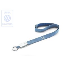 VW Originale Laccio Portachiavi Blu/Grigio - 211087610 AMW